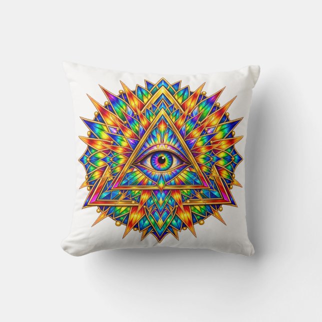 Prismatic Dawn Eye Cushion (Front)