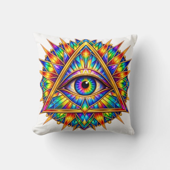 Prismatic Dawn Eye Cushion (Front)