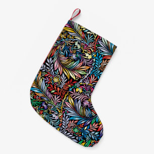 Prismatic Fern 1 Small Christmas Stocking