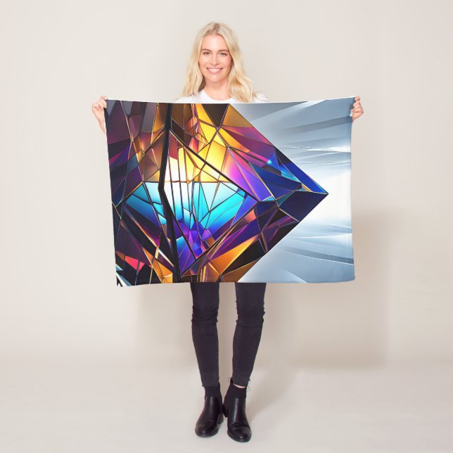Prismatic Fleece Blanket (In Situ)