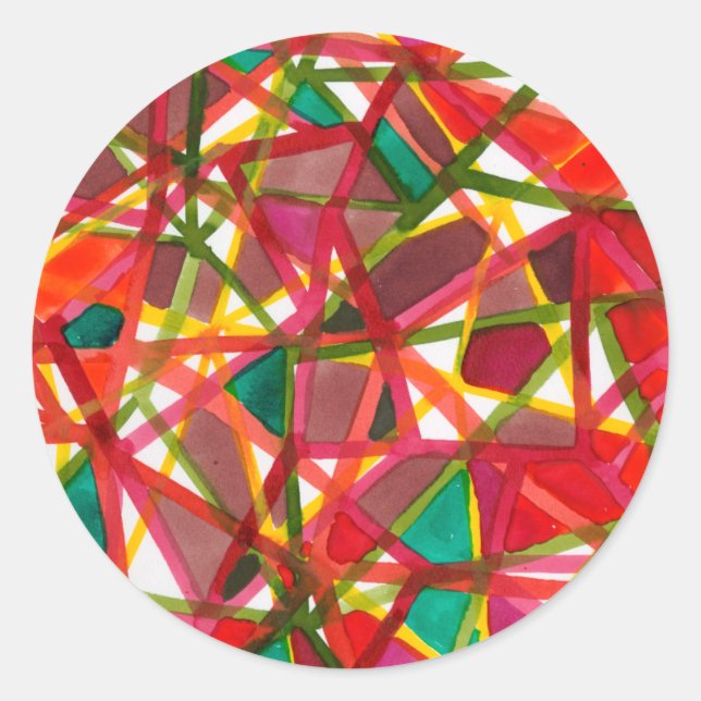 Prismatic II Classic Round Sticker (Front)