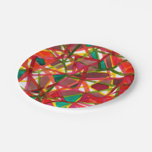 Prismatic II Paper Plate