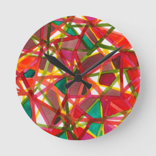 Prismatic II Round Clock