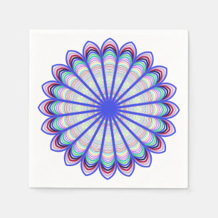 Prismatic Mandala Napkins