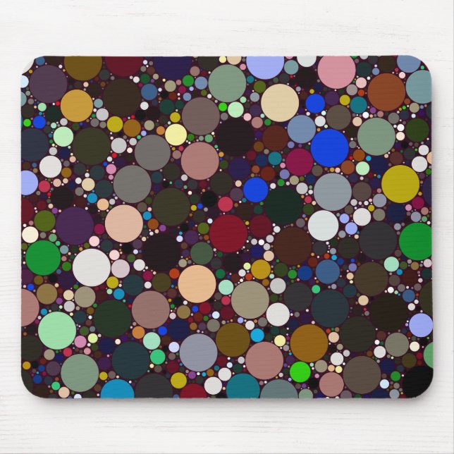 Prismatic Packed Circles Mouse Mat (Front)