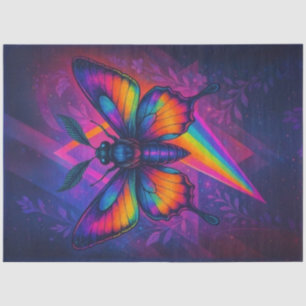 Prismatic Psychedelic Moth Decoupage Paper – LGBTQ