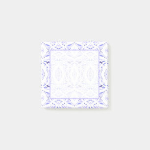 Prismatic Purple White Abstract Acrylic Art Post-it Notes