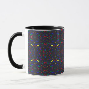 Prismatic Rainbow Abstract Acrylic Art Mug