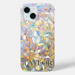 Prismatic Stained Glass Effect - Rainbow Prismatic iPhone 15 Case