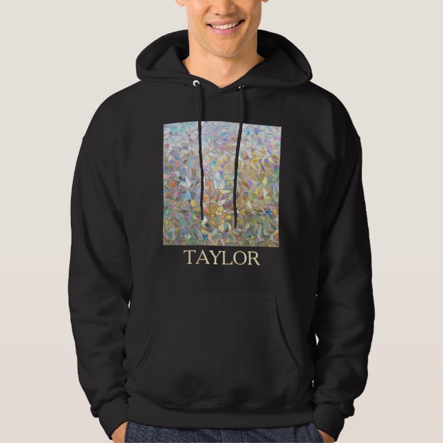 Prismatic Stained Glass Effect - Rainbow Prismatic Hoodie (Front)