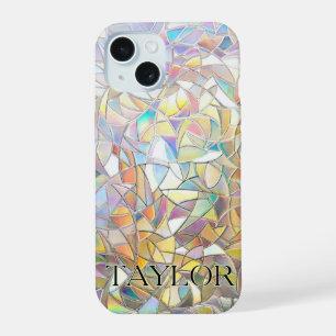 Prismatic Stained Glass Effect - Rainbow Prismatic iPhone 15 Case