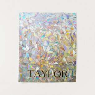 Prismatic Stained Glass Effect - Rainbow Prismatic Tapestry