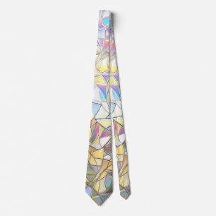 Prismatic Stained Glass Effect - Rainbow Prismatic Tie