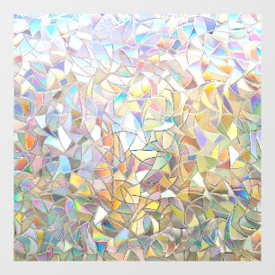 Prismatic Stained Glass Effect - Rainbow Prismatic Window Cling