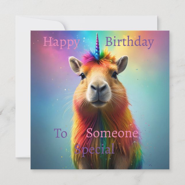 Prismhorn: The Rainbow Capybaraicorn, Card (Front)