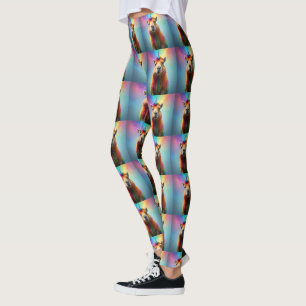 Prismhorn: The Rainbow Capybaraicorn Leggings