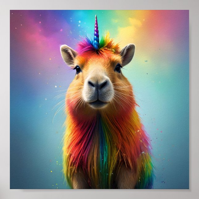 Prismhorn: The Rainbow Capybaraicorn, Poster (Front)