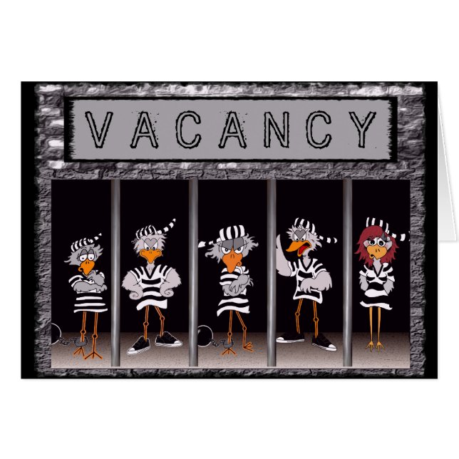 Prison Card (Front Horizontal)