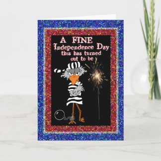 Prison card: Fourth of July Card
