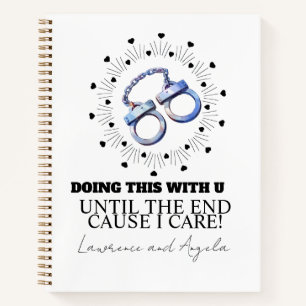 Prison Cards Long Distance Doing Time Cuffs Notebook