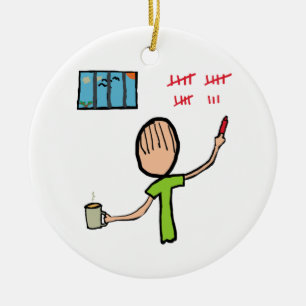 Prison Ceramic Tree Decoration