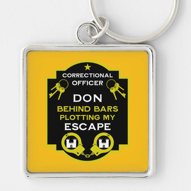 Prison Correctional Officer Key Ring (Front)