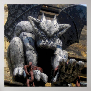 Prison Gargoyle CB Poster