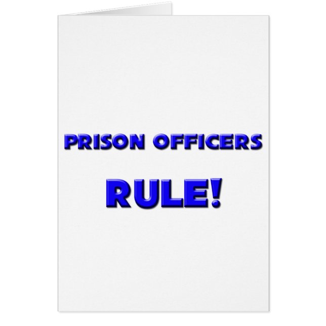Prison Officers Rule! (Front)