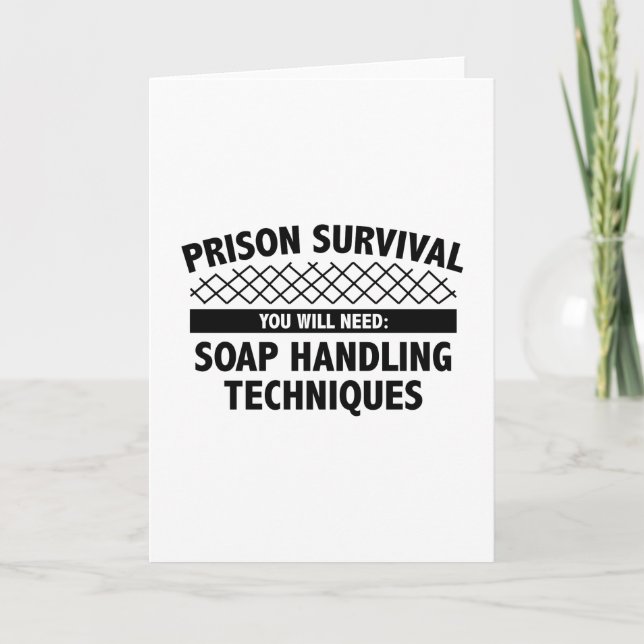 Prison Survival Card (Front)