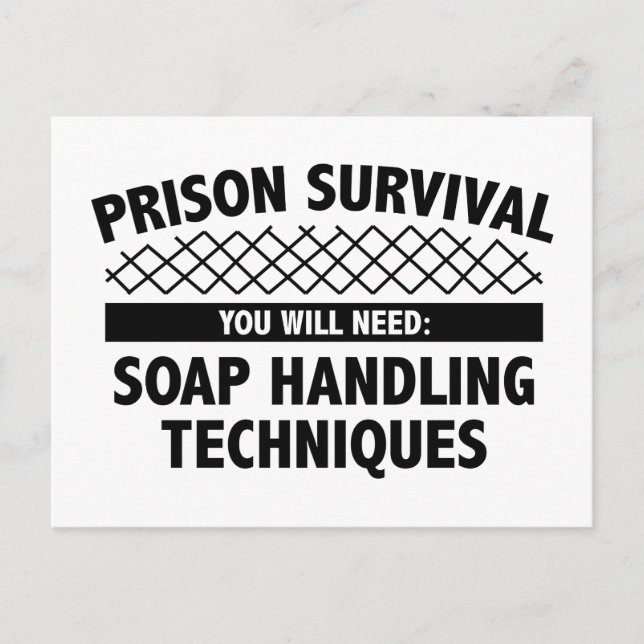 Prison Survival Postcard (Front)