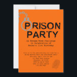 Prison Theme Birthday Party Invitation<br><div class="desc">Prison Theme Birthday Party Invitation</div>