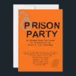 Prison Theme Birthday Party Invitation<br><div class="desc">Prison Theme Birthday Party Invitation</div>
