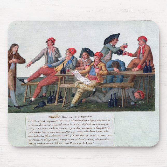 Prison Tribunal of 2 & 3 September, 1792 Mouse Mat (Front)