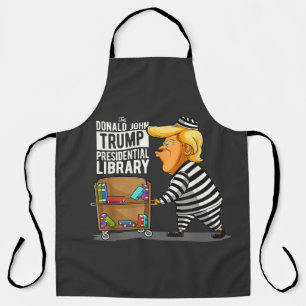 Prison Trump Presidential Library Apron