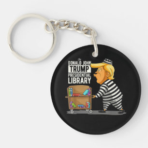 Prison Trump Presidential Library Key Ring