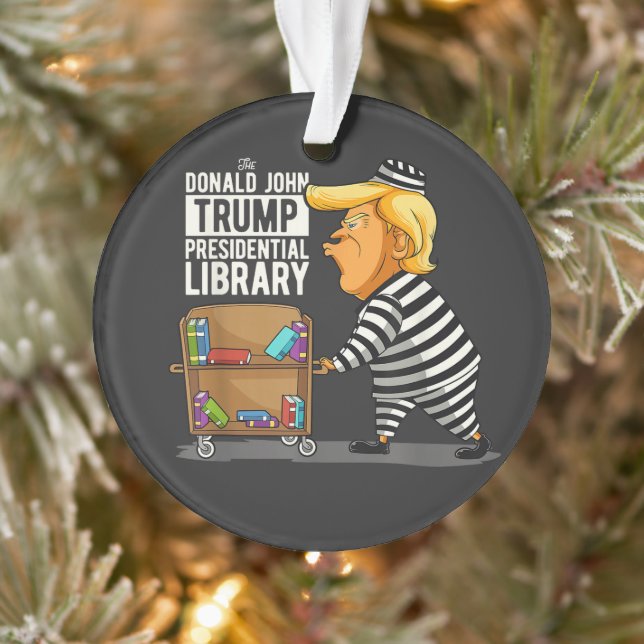 Prison Trump Presidential Library Ornament (Tree)