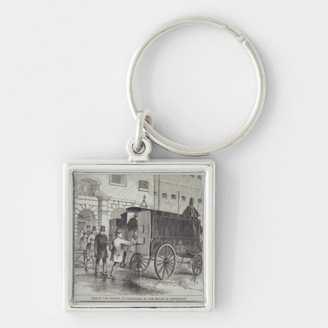 Prison Van taking up Prisoners at the House of Det Key Ring (Front)