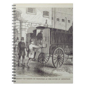 Prison Van taking up Prisoners at the House of Det Notebook