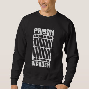 Prison Warden Prison Guards Funny Lazy Halloween C Sweatshirt