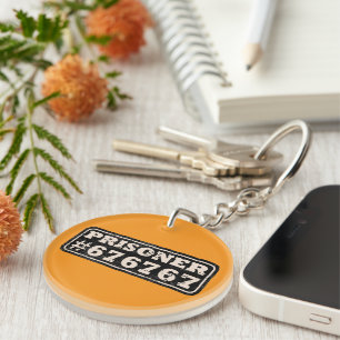Prisoner 67 Meme Key Ring