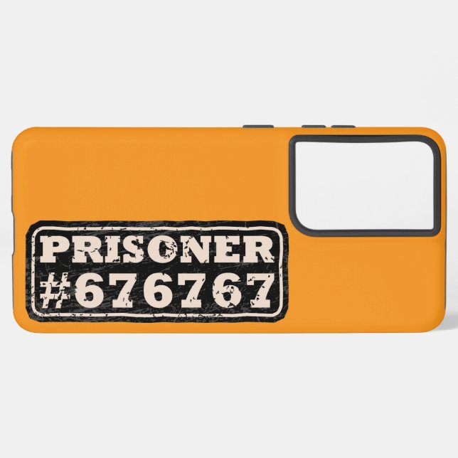 Prisoner 67 Meme Samsung Galaxy S21+ Case (Back Horizontal)
