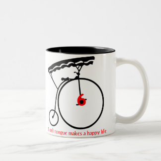 Prisoner "A Still Tongue Makes a Happy Life" Two-Tone Coffee Mug