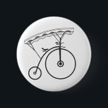 Prisoner Badge custom<br><div class="desc">The classic Village badge from The Prisoner, waiting for you to put your number on it. Specially rendered version of the penny-farthing logo to accomodate your customisation. Choose any colour and place your number either over the wheel's centre, or on the upper right space. I recommend these fonts: Seagull, Folio...</div>