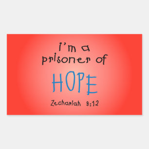 Prisoner of Hope Rectangular Sticker