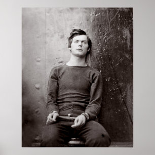 Prisoner Portrait, 1865. Vintage Photo Poster