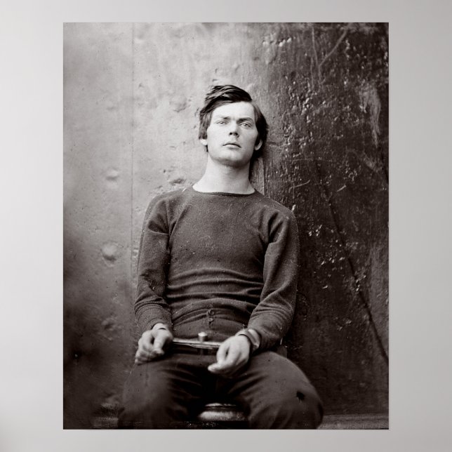 Prisoner Portrait, 1865. Vintage Photo Poster (Front)