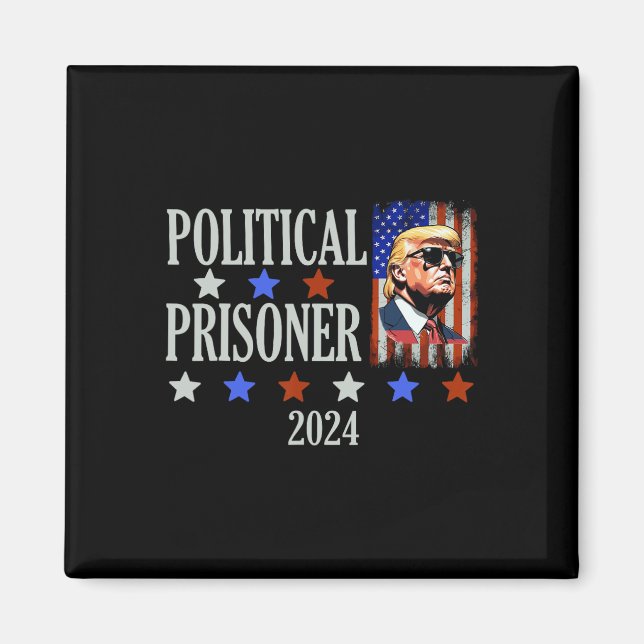 Prisoner Trump 2024  Magnet (Front)