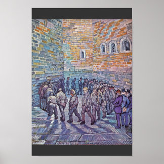Prisoners Exercising (After Doré) Poster