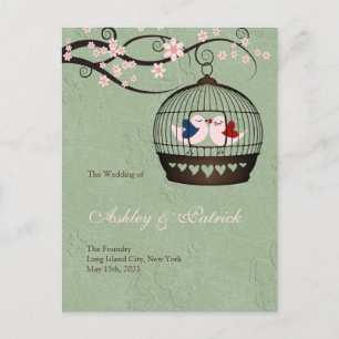 Prisoners of Love Wedding Program Announcement Postcard