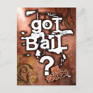 PrisonSong - Got Bail? Postcard